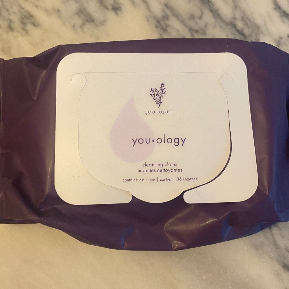 NEW Younique Youology Makeup Remover Cleansing Cloths 36QTY. B11‎